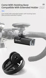 ROCKBROS Bike Light 1500LM 5000mAh Bicycle Light IPX6 Aluminum Type-C Rechargeable Smart Brightness Sense Adjust Cycling Lamp