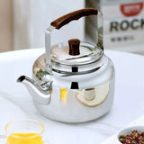 New 1L/1.5L/2L Tea Pot Large Capacity Fast Heating Teapot Stainless Steel Coffee Pot Home Camping