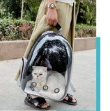 Transparent Cat Carrying Bags Space Breathable Pet Backpack Portable Puppy Pets Backpack Transport Carrier Space Capsule Dog Bag