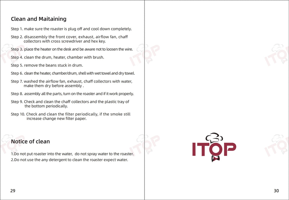 ITOP CBR-2 Generation 2 Electric Coffee Bean Roaster with Artisan System Commercial Roaster Automatic Roasting Machine 110V 220V