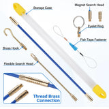 10Pcs Fiberglass Cable Push Puller Dia.4mm/3mm 33/45cm Running Cable Wire Kit Electrical Cable Wall Installing Rods Wiring Tool