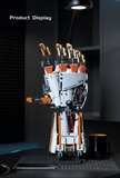 1628PCS DIY Robotic Arm Building Set - Programmable Motorized Bionic Model, STEM Engineering Gift for Kids & Teens Ages 8-14