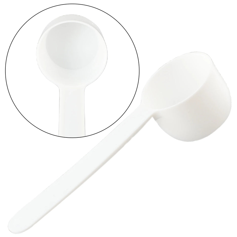 50/100pc 5g White Plastic Measuring Spoon Gram Scoop Food Baking Medicine Powder Milk  Coffee Tea Multifunctional Spoons