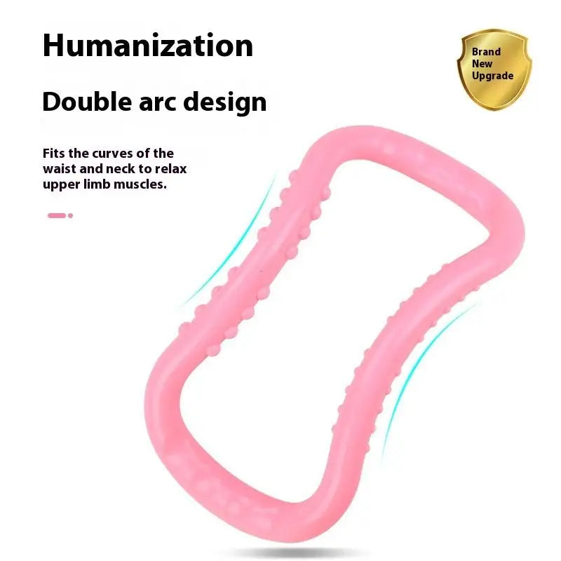 Yoga Circle Pilates Stretch Ring Home Women Fitness Equipment Fascia Massage Body Workout Exercise Resistance Support Tool