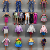 Kids Fancy 28CM 11In High School Doll Clothes Accessories DIY Clothing Trousers Yoga Set For Dolls Girls Birthday Gift