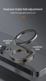 Double Sided Magnetic Phone Ring Holder Kickstand Magnet Grip for MagSafe For iPhone 16 15 14 Android Gym Car Holder Phone Stand