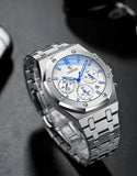 CHENXI Business Quartz Man Wristwatch Multi-function Luminous Calendar Men's Watches Waterproof Chronograph Stop Watch