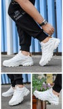 2023 Latest White Safety Shoes Sneakers Men Steel Toe Cap Work Boots Anti-smash Anti-puncture Lightweight Protective Footwear
