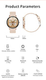 2025 Ultra-thin Durable Women Smart Watch 1.43" Amoled Screen Wireless Call Sports Health Fitness Women Watches For Android iOS