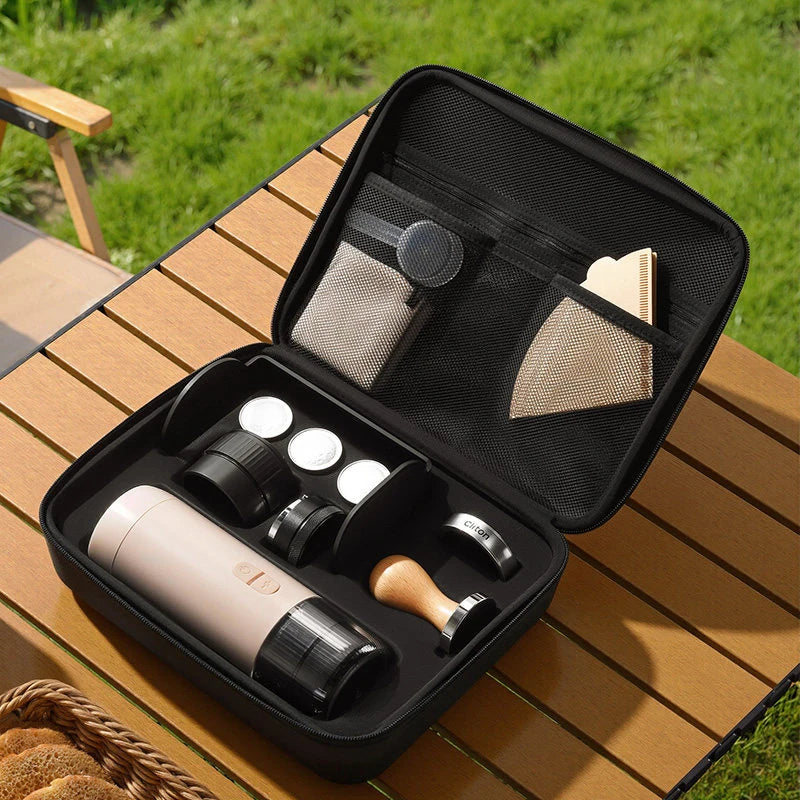 Coffee Grinder Carrying Bag,Waterproof Shockproof Coffee Grinder Portable Storage Bag with Hand Hold Belt for Travelling,Office