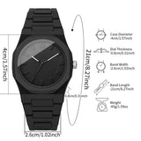 Casual Plastic Strap Women Quartz Wristwatch Fashion Simple Dial Quartz Watches For Ladies Clock Reloj Mujer (Without Box)