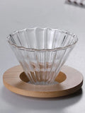 Pour Over Coffee Maker Set Glass Carafe Coffee with Glass Coffee Filter Drip Coffee Maker Set for Home or Office 600ml 300ml