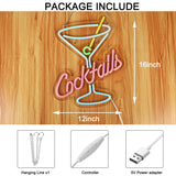 Cocktails Beer Neon Sign - Bright LED Bar Decor,  Commercial Pub & Home Bar, Grand Opening Gift for Bartenders & Brew Lovers