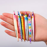 JIGGING PRO Slide Stick Metal Jig 40g 60g Shore Jigging Lure Long Casting Fast Sinking Fall Jigs For Sea Bass Mackerel Kingfish