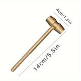 1PC Copper Hammer Small Decoration Hammer Computer Office Desktop Home Furnishings Decoration