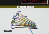 TiTo 3.0*165mm Ultralight Camping Accessories Titanium Alloy Tent Stake Pegs With Hook