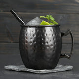 1PC 530ml Stainless Steel Moscow Mule Mug Kitchen Bar Beer Cup Coffee Mug Drinkwares Cup