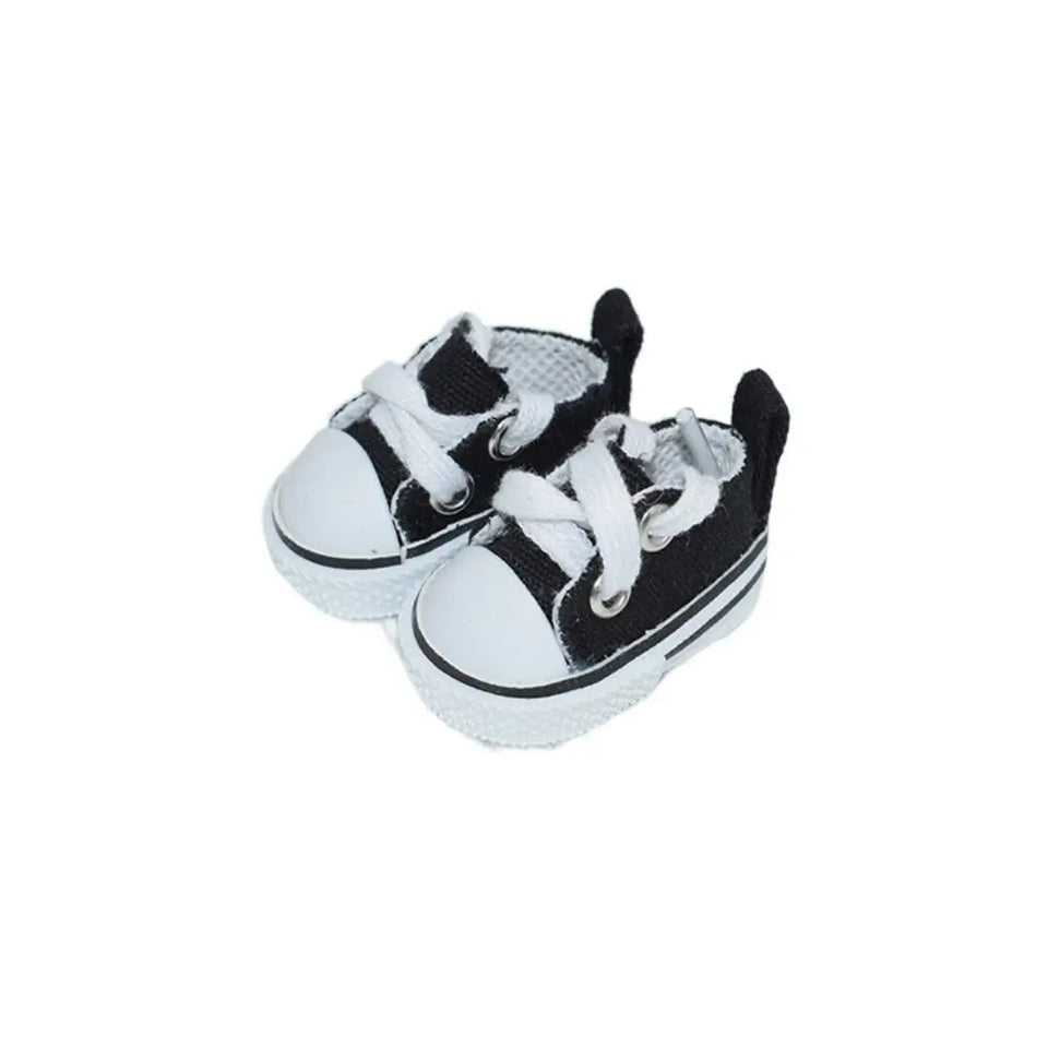 Hand-made Doll Shoes Replacement 4.5cm Doll Replacement Accessories Multiple Styles DIY Canvas Shoes for 15CM Cotton Doll