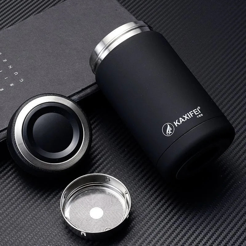 New Vacuum Flasks Fashion Tea Bottle Flask Water 400ml Stainless Steel Thermoses Coffee Cup Travel Mug Camping Sports Bottle