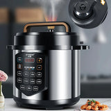 ‌13L Commercial Heavy Duty Pressure Cooker,Restaurant Grade Electric Steamer,Breakfast Buffet Auto Keep Warm Function