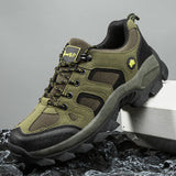 Spring Casual Shoes Men Breathable Comfortable Lace Up Walking Shoes Autumn Classic Outdoor Sneakers Thick-Soled Hiking Shoes