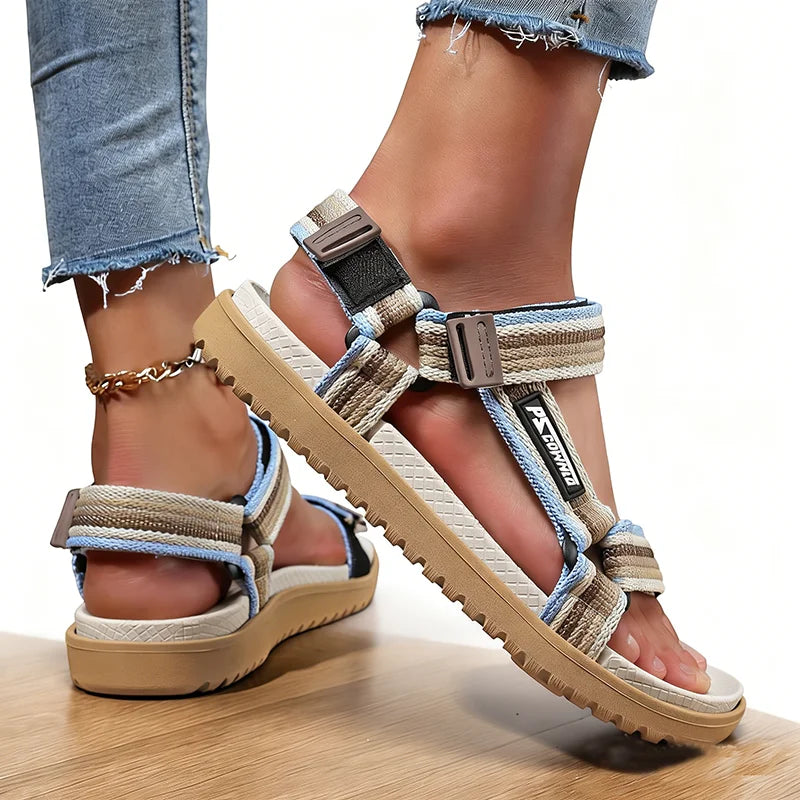 Summer women's Sandals Fashion Leisure Beach Holiday Sandals forwomen's  Lightweight Shoes New Outdoor Comfortable Casual Sandal