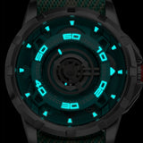 BERNY Automatic Men's Skeleton Watch 5ATM Luminous Sapphire Exhibition 3D Dial 316L Steel MIYOTA 82S0 Mechanical Watches for Men
