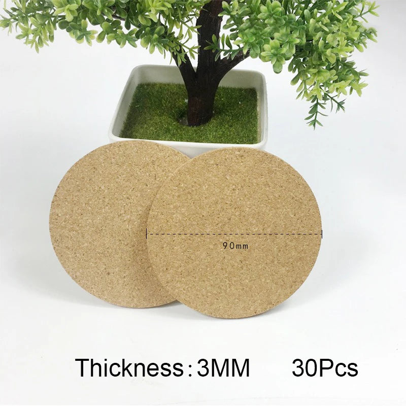 Table Cork Coasters Coasters for Coffee Bottom for Drinking Cup Aesthetic Coasters for Drinks Cup Coaster