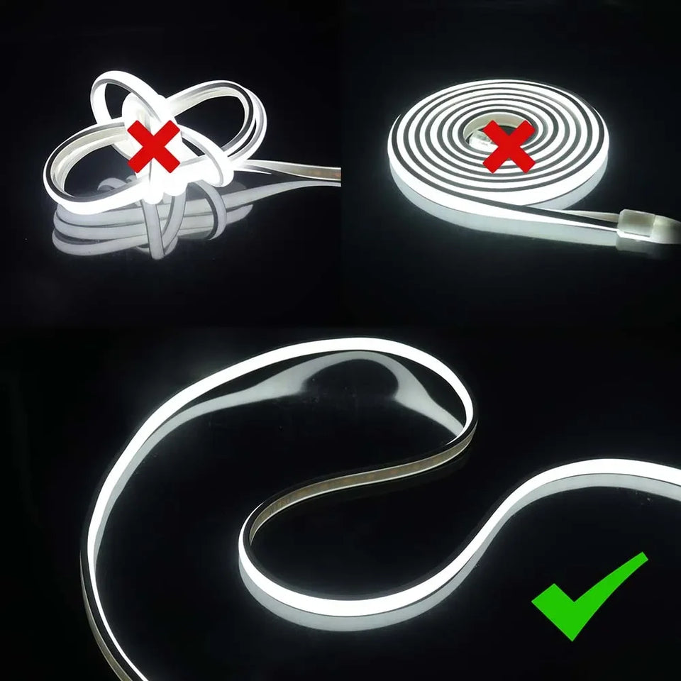 Dimmable COB LED Strip Light 220V Ra90 Waterproof 288LEDs/m Smart LED Neon Strips Flexible Ribbon Remote/Bluetooth/Wifi Control