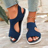 Summer Wedge Sandals for Women 2026 New Fashion Non Slip Beach Shoes Woman Lightweight Casual Platform Plus Size Sandals Women