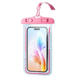 New IPX8 Waterproof Phone Pouch Transparent Touchable Floating Phone Waterproof Bag for Beach Underwater Photography Phone Cover