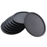 6Pcs 10cm Silicone Coasters Round Heat Resistant Rubber Tea Cup Mat Drink Coffee Mug Glass Beverage Holder Pad Decor Table Mat