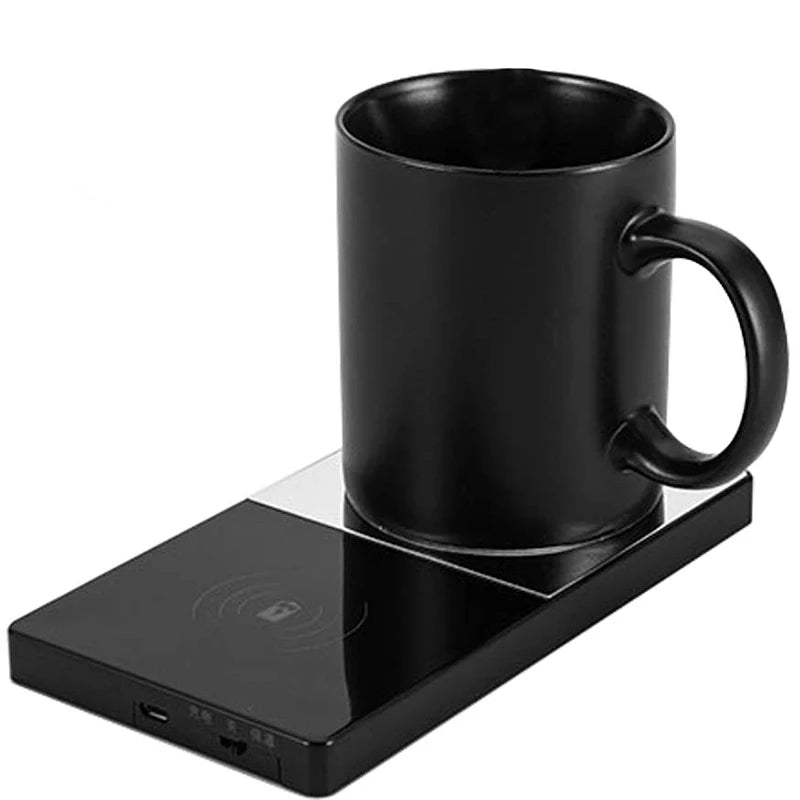 Coffee Warmer Coffee Warmer,,Cup Warmer,Electric Beverage Warmer & Wireless Charger,Constant Temperature , Heating Mug