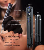 New upgrade K6003 Wireless PMU Tattoo Machine 2.8mm stroke Tattoo Pen With 2 Battery Packs For Eyebrow Permanent Makeup