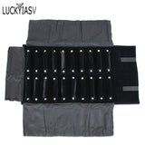 Women Luxury Jewelry Roll Storage Bag Lady Rings Earrings Necklace Organizer Portable Cloth Bags