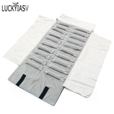 Women Luxury Jewelry Roll Storage Bag Lady Rings Earrings Necklace Organizer Portable Cloth Bags