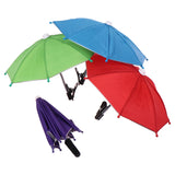 Motorcycle Mobile Phone Holder Sunshade Umbrella Waterproof Small Helmet Sunscreen Phone Stand Bracket Protect Phone From Rain