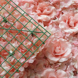 12PCS 60*40cm Blush Roses and Hydrangea Flowers Mat Wall Backdrop Panels Wedding Decorations