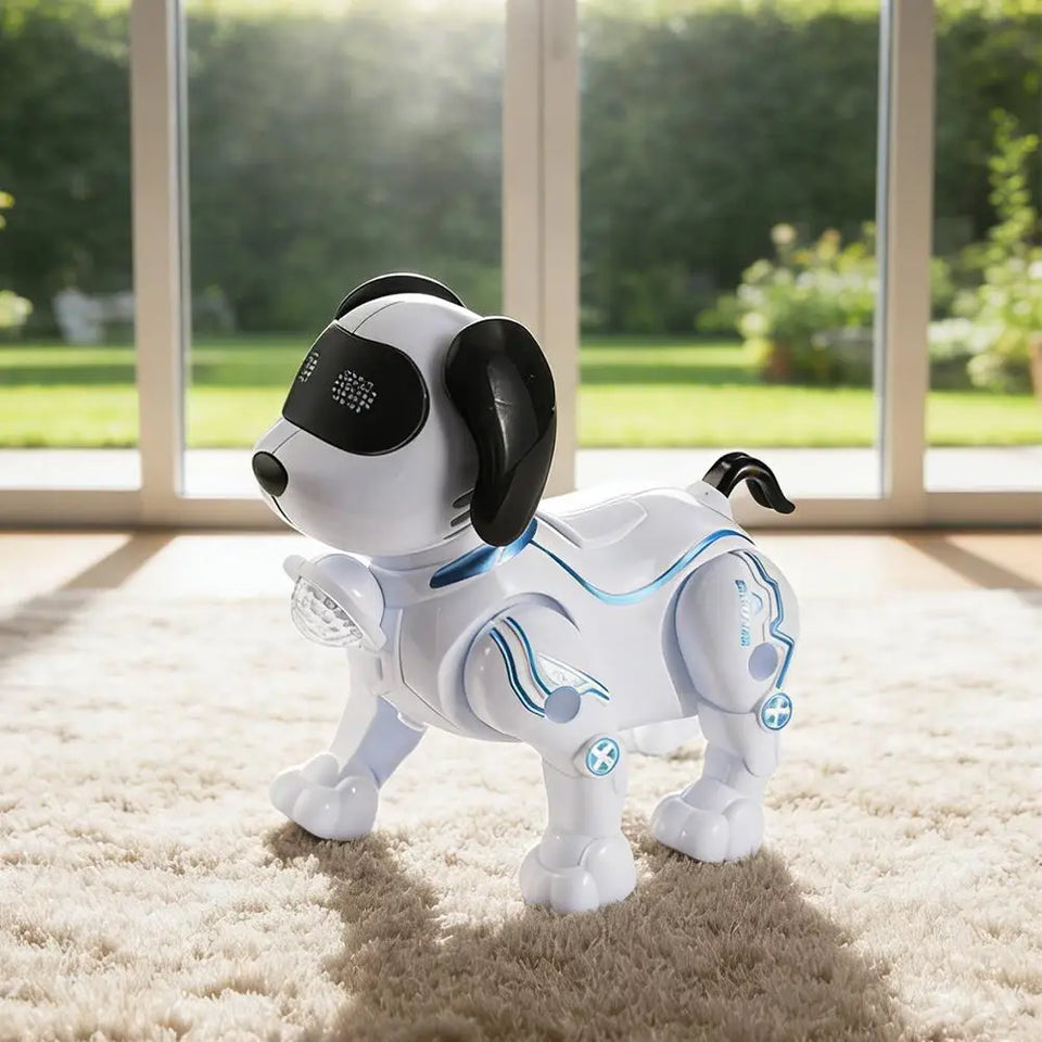 RC Robot Dog Electronic Stunt Pet Interactive Touch Programmable Smart Walking Dancing Kids Birthday Gift for Kids Boys Girls