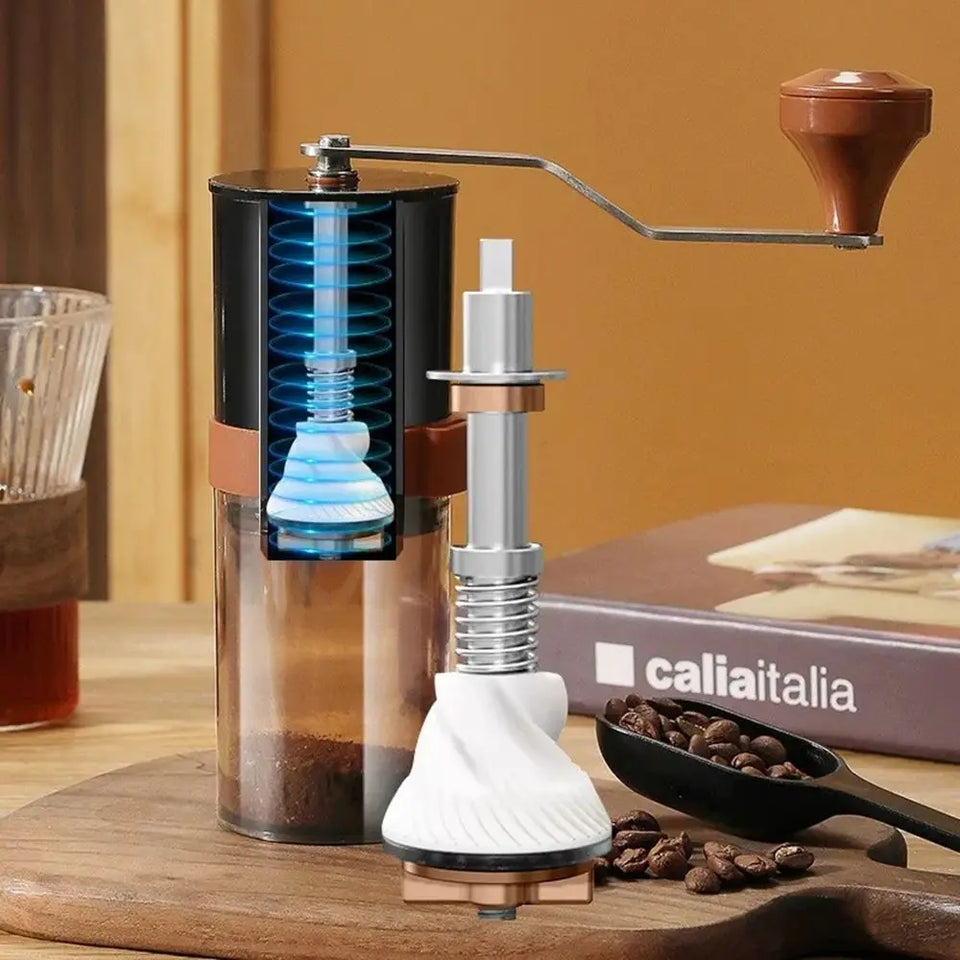Adjustable Coarseness Manual Coffee Grinder Ceramic Grinding Core Double Bearing Design Coffee Grinding Machine