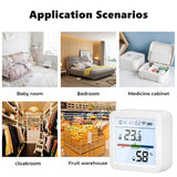 Tuya Zigbee 3.0 WiFi Temperature Humidity Sensor Smart Thermometer Hygrometer APP Remote Control Work with Yandex Alexa