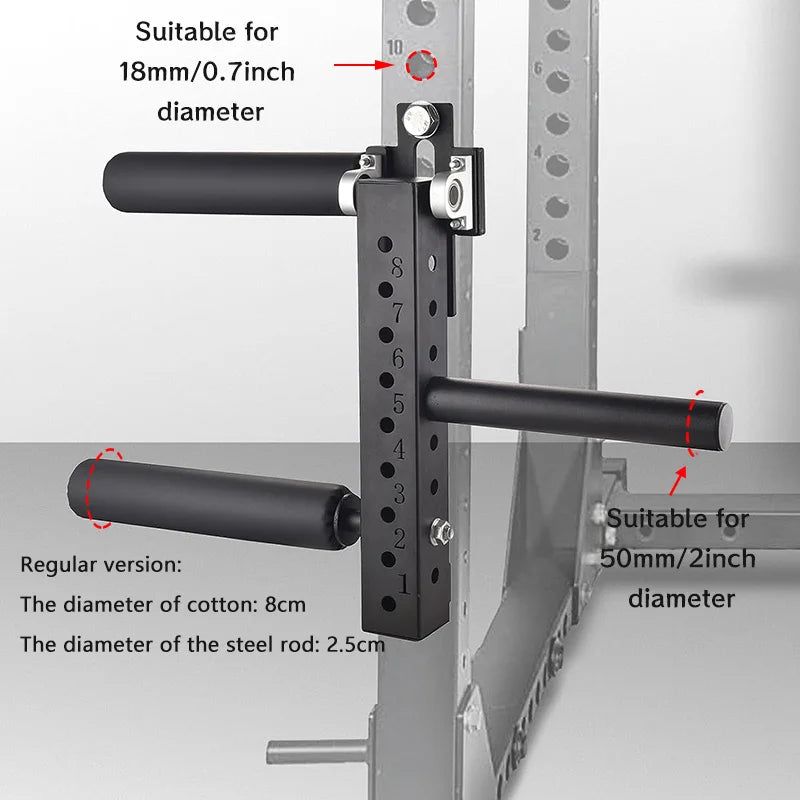 Sitting Leg Extension Device Trainer Leg Muscle Group Trainer Gym Assisted Leg Fitness Equipment Curl Machine Suitable for 16Mm/18Mm/26Mm/1Inch Aperture