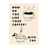 Coffee Diver Poster Coffee Canvas Painting Trendy Kitchen Gallery Print Wall Art Picture for Home Decoration Coffee Lover Gift