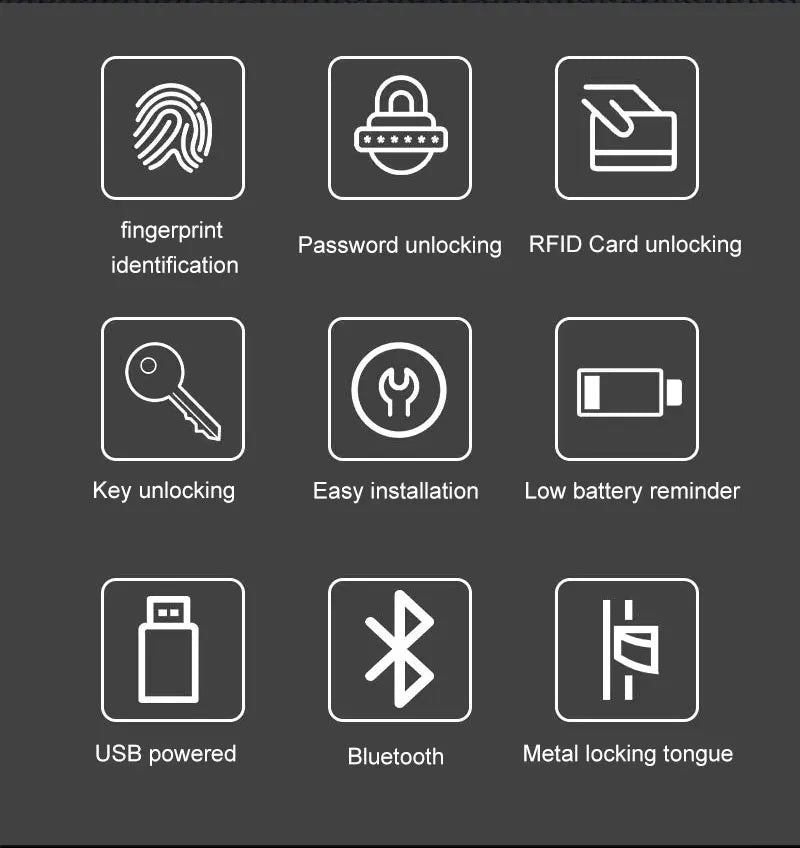 Bluetooth Electronic Glass LOCK Fingerprint Recognition Smart Lock Tuya APP Rfid Card Biometric Unlock for Glass Door Lock