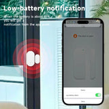 Smart Door Window Magnetic Sensor Zigbee3.0 Z2MQTT Home Security Protection for Home Assistant Smart Home System