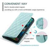 Crossbody Checkered Leather Wallet Case For Samsung Galaxy S24 Ultra S23 Plus S22 S21 FE A55 A25 A35 A15 Lanyard Flip Bag Cover