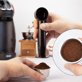 2 In 1 Coffee Spoon 7g Standard Measuring Spoon Dual-use Bean Scoop Powder Press Scoop Coffee Machine Accessories Kitchen Tools