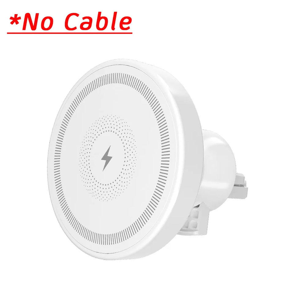 Magnetic Wireless Charger Car 360 Rotation Air Vent Phone Holder Stand Fast Charging Mount For iPhone 17 16 15 14 13 12 Pro Max