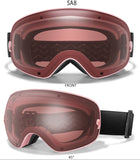 Winter Outdoor SKI Goggles Men And Women Teen, Free Optical Frame and Bag, UV400 Anti-Fog Snowboard Eyewear, Charistmas Gifts