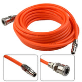Heavy-Duty Pneumatic Straight Pipe Air Compressor Hose with Quick Connector – Ideal for Tools, Garden Gear & More